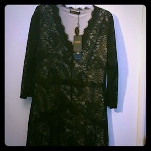 Miusol nude lace formal dress